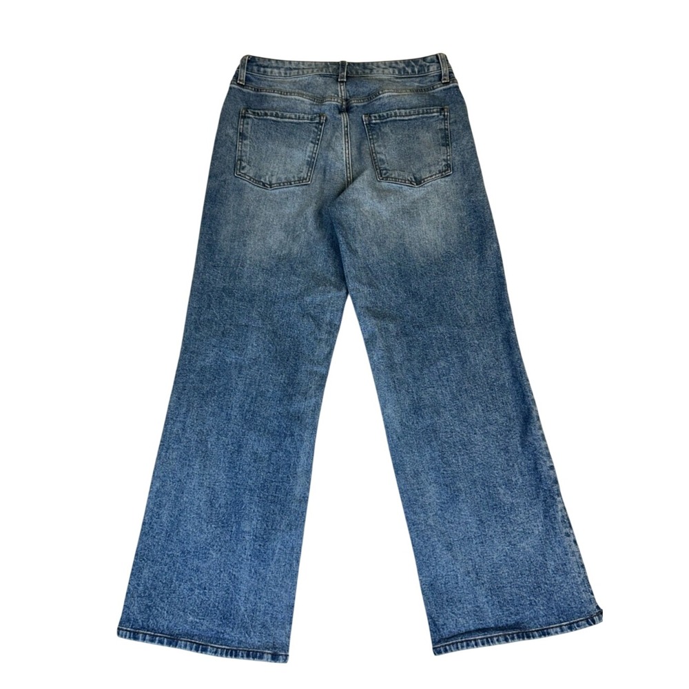 KUT from‎ the Kloth Miller High Rise Wide Leg Size 6 Distressed Denim - Picture 6 of 8